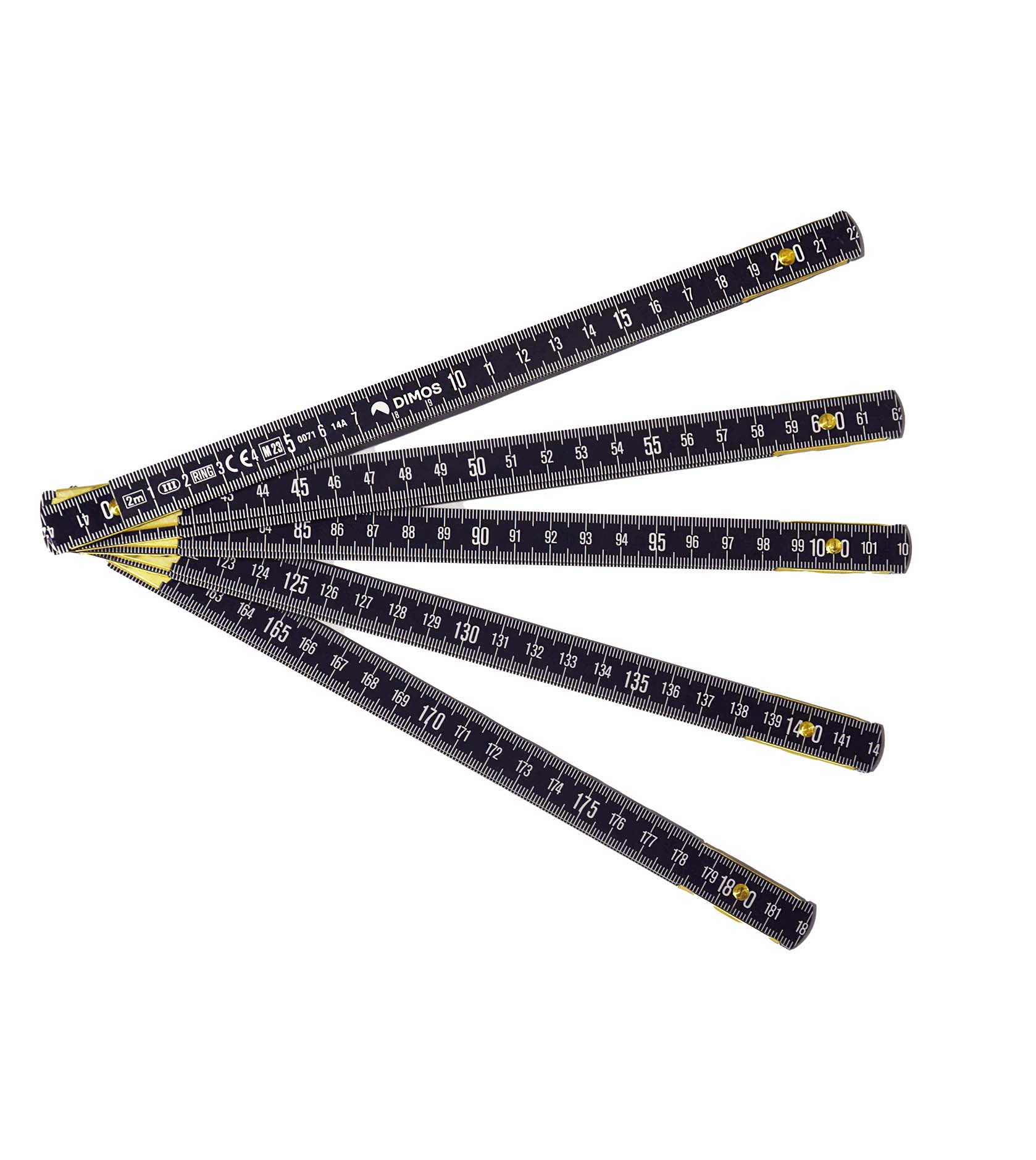 155614-WEB.jpg Meterstokk metall Dimos - 2m - Bilde 1