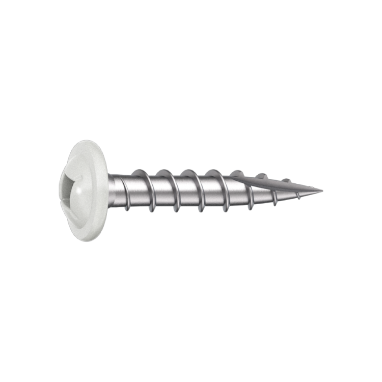 Beslagskrue-vindu-skarp-spiss.png Beslagskrue vindu skarp spiss Svart 3,5x20mm, 500 stk. - Bilde 1