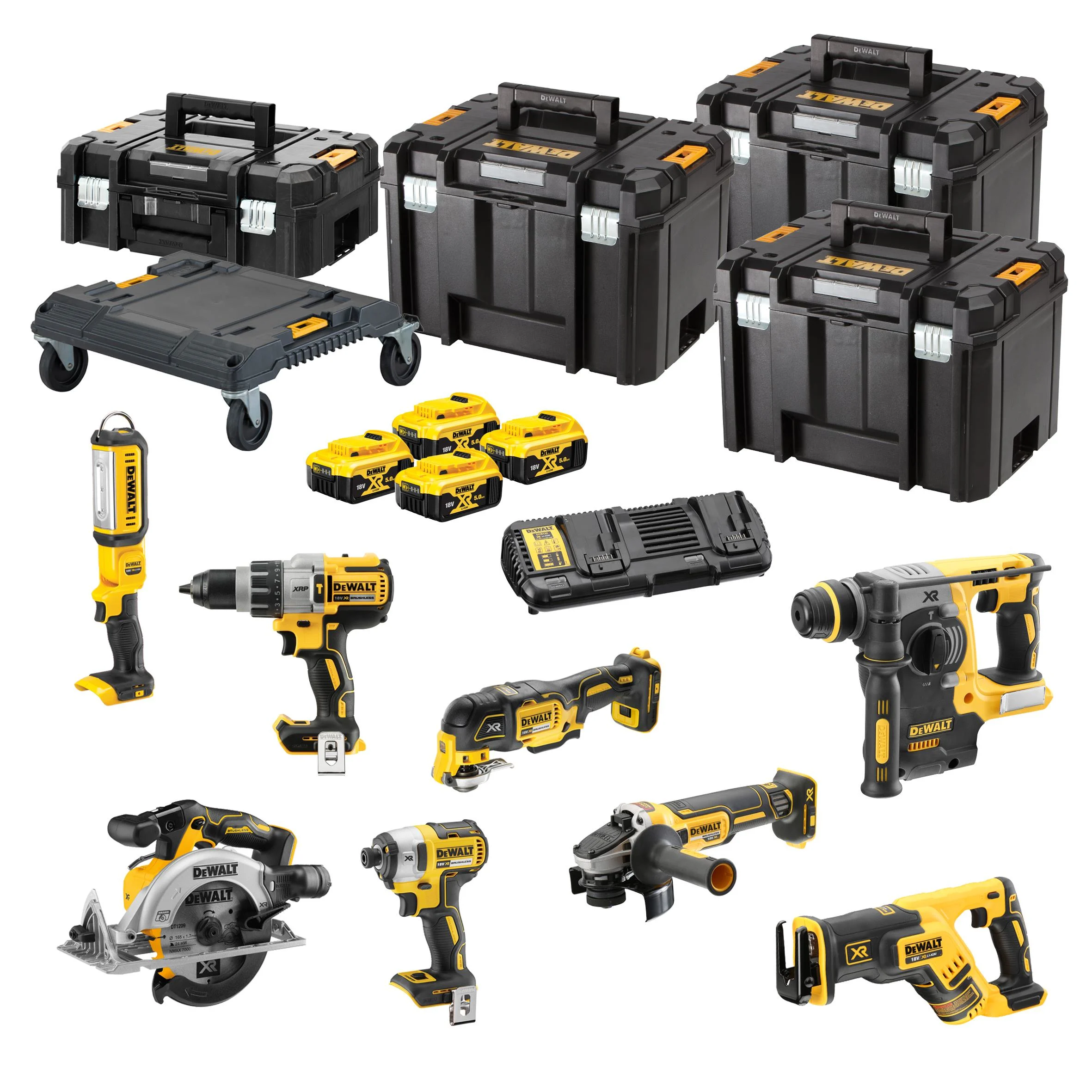 Dewalt-DCK853P4T-QW-Verktoypakke.webp Dewalt Verktøypakke DCK853P4T - Bilde 1
