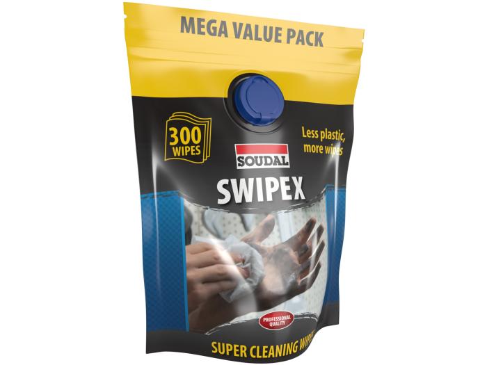 E0036195.jpg Soudal Håndrenseklut Swipex 300 kluter - Bilde 1