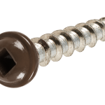 Vindusblikkskrue Aston Rustfri A4 3,5×25 mm – Brun RAL 8014_500 stk