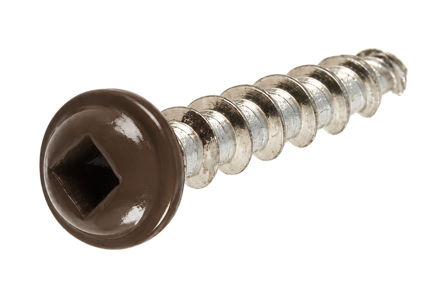 Analyseresultat 3 (1) Vindusblikkskrue Aston Rustfri A4 3,5×25 mm – Brun RAL 8014_500 stk - Bilde 1