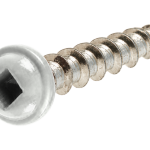Vindusblikkskrue Aston Rustfri A4 3,5×25 mm – Silver RAL 9006_500 stk