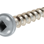 Vindusblikkskrue Aston Rustfri A4 3,5×25 mm – Lys grå RAL 7035_500 stk